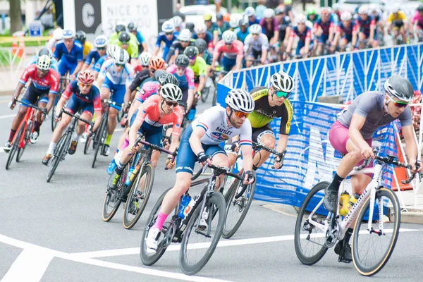 Arlington Června Cyklisté Soutěžit Závodě Elite Pánské Klasický Kole Ozbrojených — Stock fotografie