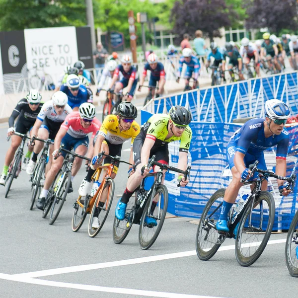 Arlington Junio Los Ciclistas Compiten Carrera Élite Para Hombres Clásico — Foto de Stock