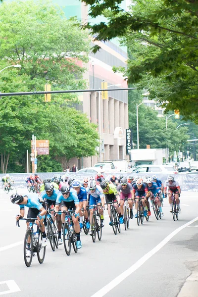 Arlington Giugno Ciclisti Gareggiano Nella Gara Maschile Elite Alle Forze — Foto Stock