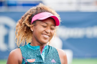 Naomi Osaka (Jpn) Bernarda Pera (ABD) üzerinde 31 Temmuz 2018 Wahsington DC Citi açık tenis turnuvasında yendi