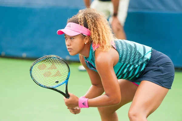 Naomi Osaka Jpn Pokonał Bernarda Pera Usa Citi Otwarty Turniej — Zdjęcie stockowe