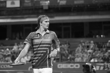 Alexander Zverev (Ger) kardeşi Mischa Zverev (Ger) 2 Ağustos 2018 yılında Washington Dc üzerinde Citi açık tenis turnuvasında yendi