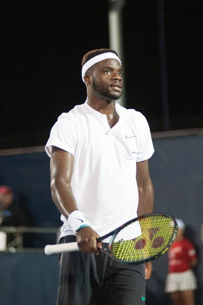 Frances Tiafoe Cae Ante David Goffin Bel Torneo Tenis Citi — Foto de Stock