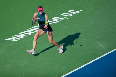 Andrea Petkoviç (Ger) 4 Ağustos 2018 yılında Washington Dc Citi açık tenis turnuvası Svetlana Kuznetsova'ya (Rus) düşüyor