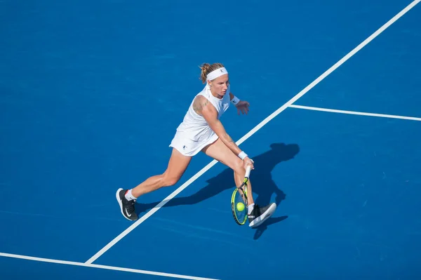 Svetlana Kuznetsova Rus Defeats Andrea Petkovic Ger Citi Open Tennis - Stock-foto