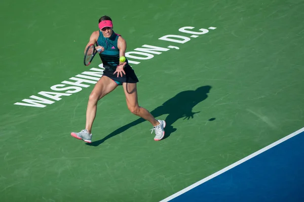 Andrea Petkovic Ger Cae Ante Svetlana Kuznetsova Rus Torneo Tenis —  Fotos de Stock