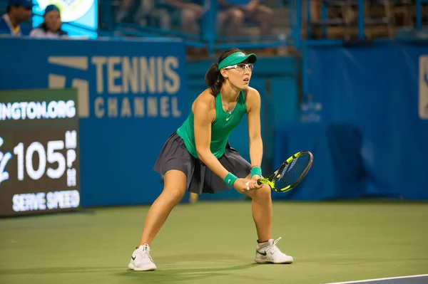 Saisai Zheng Chn Faller Till Donna Vekic Cro Semifinal För — Stockfoto