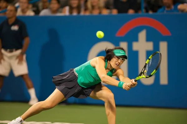 Saisai Zheng Chn Cae Ante Donna Vekic Cro Las Semifinales — Foto de Stock