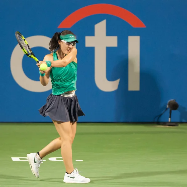 Saisai Zheng Chn Cae Ante Donna Vekic Cro Las Semifinales — Foto de Stock