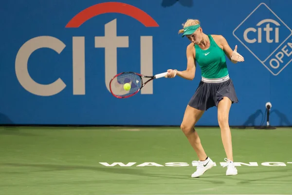 Donna Vekic Cro Derrota Saisai Zheng Chn Las Semifinales Del — Foto de Stock