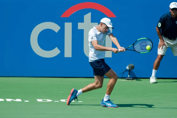 Washington Agosto Alex Minaur Aus Cai Para Alexander Sascha Zverev — Fotografia de Stock