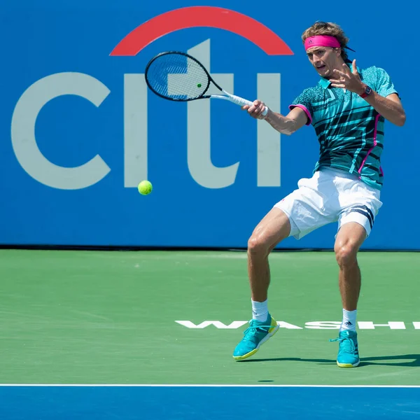 Washington Agosto Alexander Sascha Zverev Ger Derrota Alex Minaur Aus — Fotografia de Stock