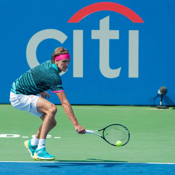 워싱턴 알렉산더 Zverev Ger 알렉스 Minaur 2018 워싱턴 Dc에서에 테니스 — 스톡 사진