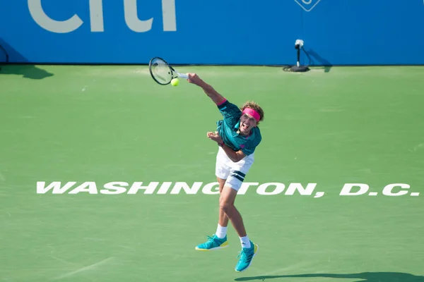 Washington Agosto Alexander Sascha Zverev Ger Derrota Alex Minaur Aus —  Fotos de Stock