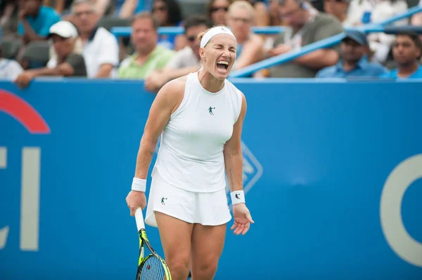 Svetlana Kuznetsova Rus Donna Vekic Cro Ağustos 2018 Yılında Washington — Stok fotoğraf