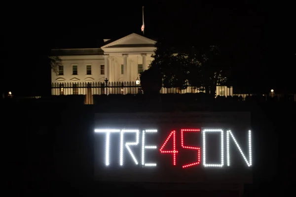 Participants Nobody Law Rally Show Support Special Counsel Robert Muellers — Stock Photo, Image