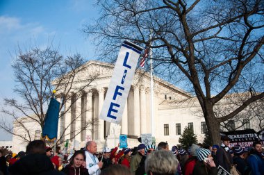 Hayatı Washington, Dc üzerinde 18 Ocak 2019 Mart ayında kürtaj karşıtı destekçileri katılmak