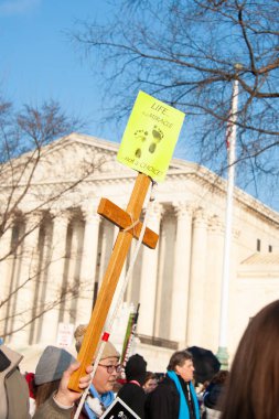 Hayatı Washington, Dc üzerinde 18 Ocak 2019 Mart ayında kürtaj karşıtı destekçileri katılmak