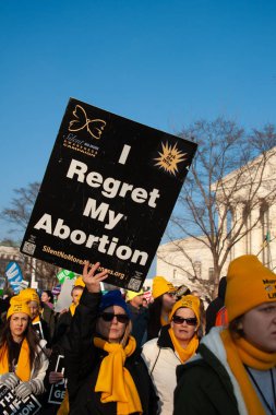 Hayatı Washington, Dc üzerinde 18 Ocak 2019 Mart ayında kürtaj karşıtı destekçileri katılmak