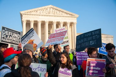 Hayatı Washington, Dc üzerinde 18 Ocak 2019 Mart ayında kürtaj karşıtı destekçileri katılmak