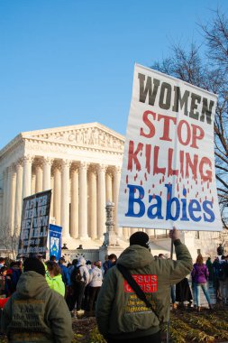 Hayatı Washington, Dc üzerinde 18 Ocak 2019 Mart ayında kürtaj karşıtı destekçileri katılmak