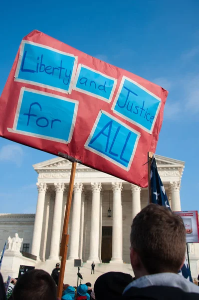 Znaki Posiadaniu Pro Life Kibiców Marszu Dla Życia Waszyngtonie Stycznia — Zdjęcie stockowe
