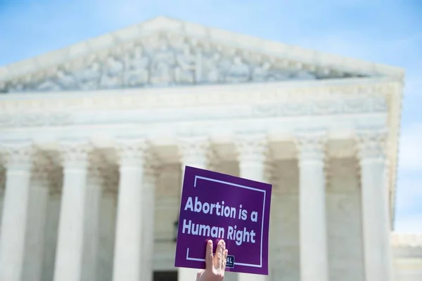 Activistas Favor Elección Manifiestan Para Detener Las Prohibiciones Aborto Los —  Fotos de Stock