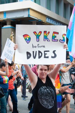 Haziran 'da Washington DC 'de Dyke March katılımcılar 7, 2019