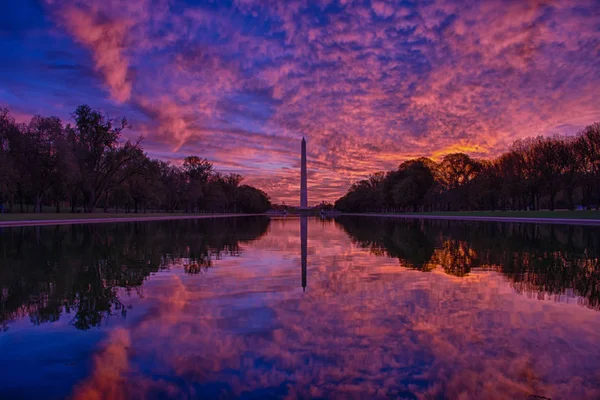 Monumento Washington Amanecer — Foto de Stock