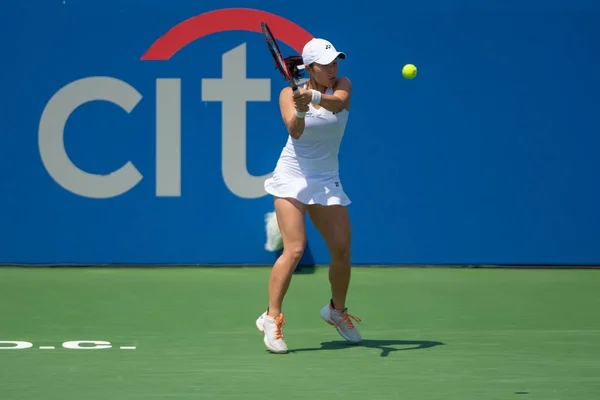 Hiroko Kuwata Jpn Cae Ante Cori Coco Gauff Foto Las — Foto de Stock