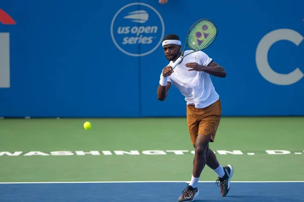 Frances Tiafoe Eua Torneio Tênis Citi Open Julho 2019 Washington — Fotografia de Stock