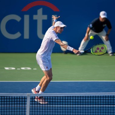 Alexander Bublik (Rus) 30 Temmuz 2019 tarihinde Washington Dc'de düzenlenen Citi Open tenis turnuvasında