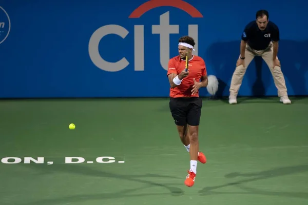 Wilfried Tsonga Fra Torneo Tenis Citi Open Julio 2019 Washington — Foto de Stock