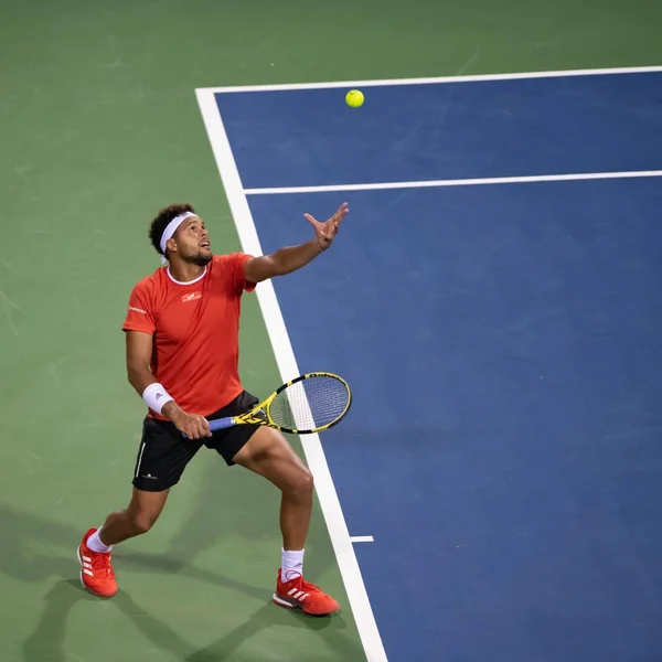 Wilfried Tsonga Fra Citi Open Tenisztornán Július 2019 Ban Washington — Stock Fotó