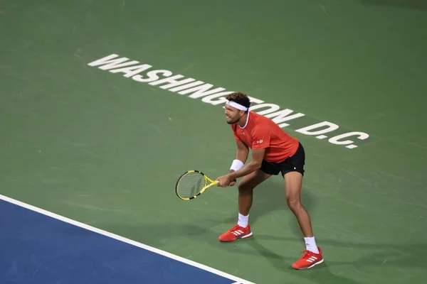 Wilfried Tsonga Fra Torneio Tênis Citi Open Julho 2019 Washington — Fotografia de Stock