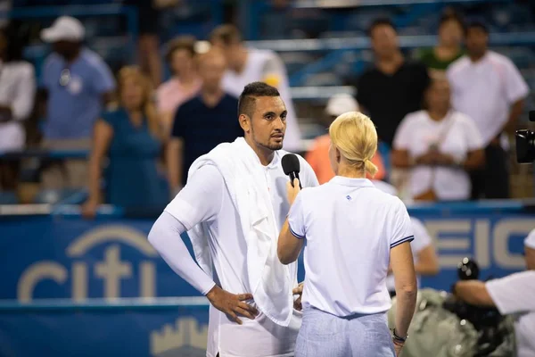 Nick Kyrgios Aus Temmuz 2019 Washington Düzenlenen Citi Open Tenis — Stok fotoğraf