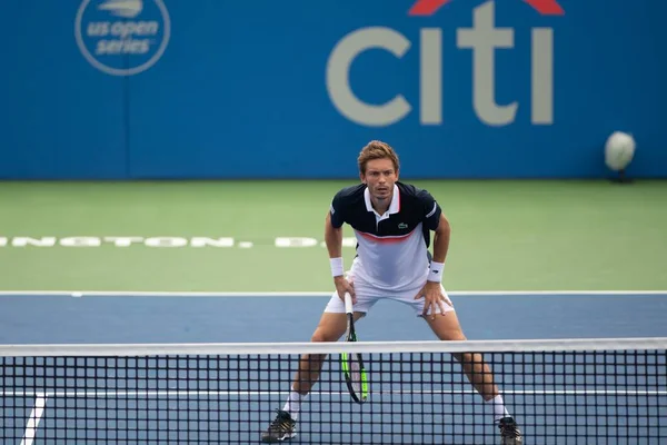 Nicolas Mahut Fra Doppelspiel Beim Citi Open Tennisturnier Juli 2019 — Stockfoto