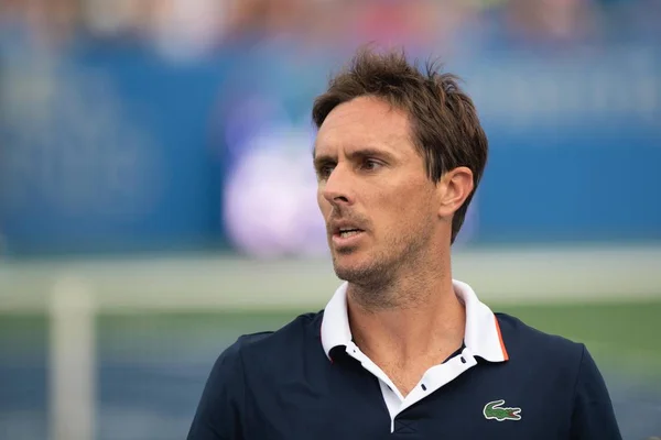 Edouard Roger Vasselin Fra Lors Tournoi Tennis Citi Open Juillet — Photo