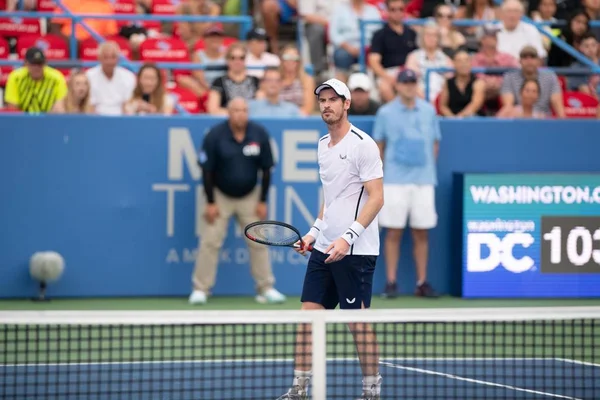 Andy Murray Temmuz 2019 Washington Düzenlenen Citi Open Tenis Turnuvasında — Stok fotoğraf
