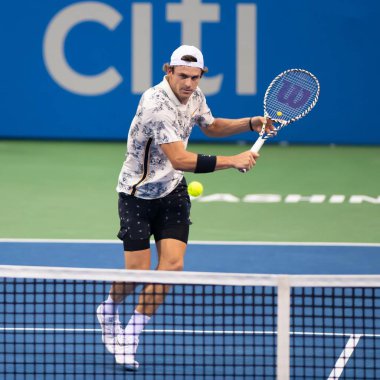 Tommy Paul (ABD) 31 Temmuz 2019 tarihinde Washington Dc'de düzenlenen Citi Open tenis turnuvasında
