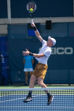 Kyle Edmund (Gbr) 1 Ağustos 2019 tarihinde Washington Dc'de düzenlenen Citi Open tenis turnuvasında