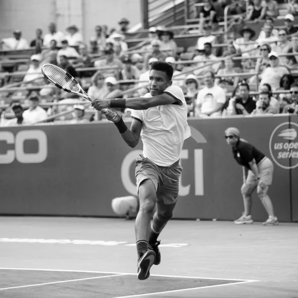 2019년 워싱턴 Dc에서 테니스 토너먼트에서 펠릭스 알리아시메 Can — 스톡 사진