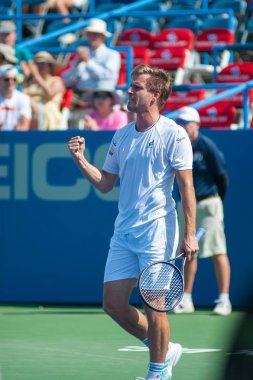 : Peter Gojowczyk (Ger) 2 Ağustos 2019 tarihinde Washington Dc'de düzenlenen Citi Open tenis turnuvasında