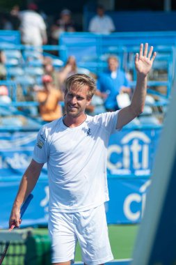 : Peter Gojowczyk (Ger) 2 Ağustos 2019 tarihinde Washington Dc'de düzenlenen Citi Open tenis turnuvasında