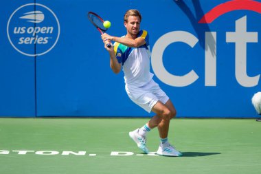 : Peter Gojowczyk (Ger) 2 Ağustos 2019 tarihinde Washington Dc'de düzenlenen Citi Open tenis turnuvasında