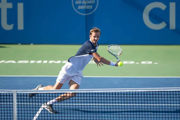 Daniil Medvedev (Rus) 2 Ağustos 2019'da Washington Dc'de düzenlenen Citi Open tenis turnuvasında