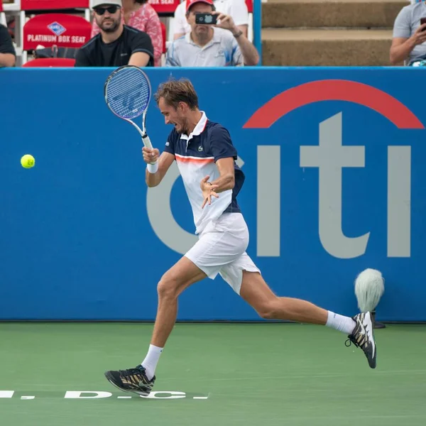 Daniil Medvedev (Rus) 2 Ağustos 2019'da Washington Dc'de düzenlenen Citi Open tenis turnuvasında