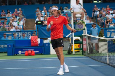 Stefanos Tsitsipas (Gre) 2 Ağustos 2019'da Washington Dc'de düzenlenen Citi Open tenis turnuvasında