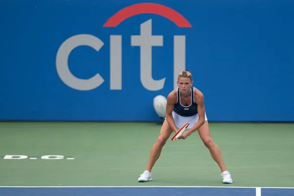 Camila Giorgi Ita Citi Elődöntőben Fordulóban Tenisz Torna Augusztus 2019 — Stock Fotó