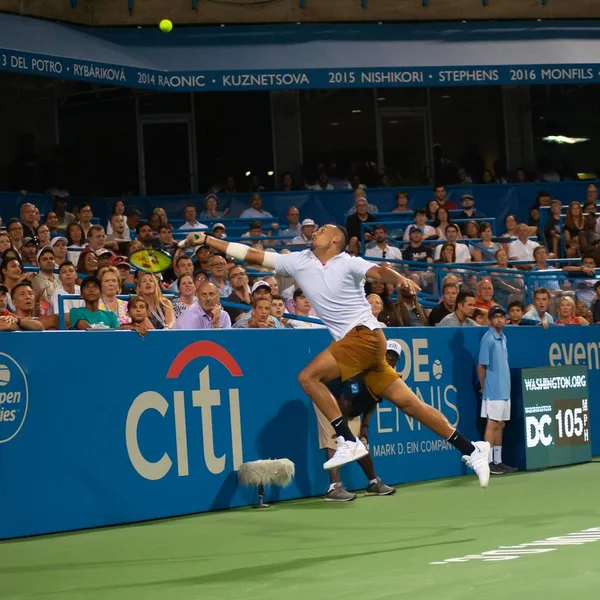 Nick Kyrgios Aus Las Semifinales Del Torneo Tenis Citi Open — Foto de Stock